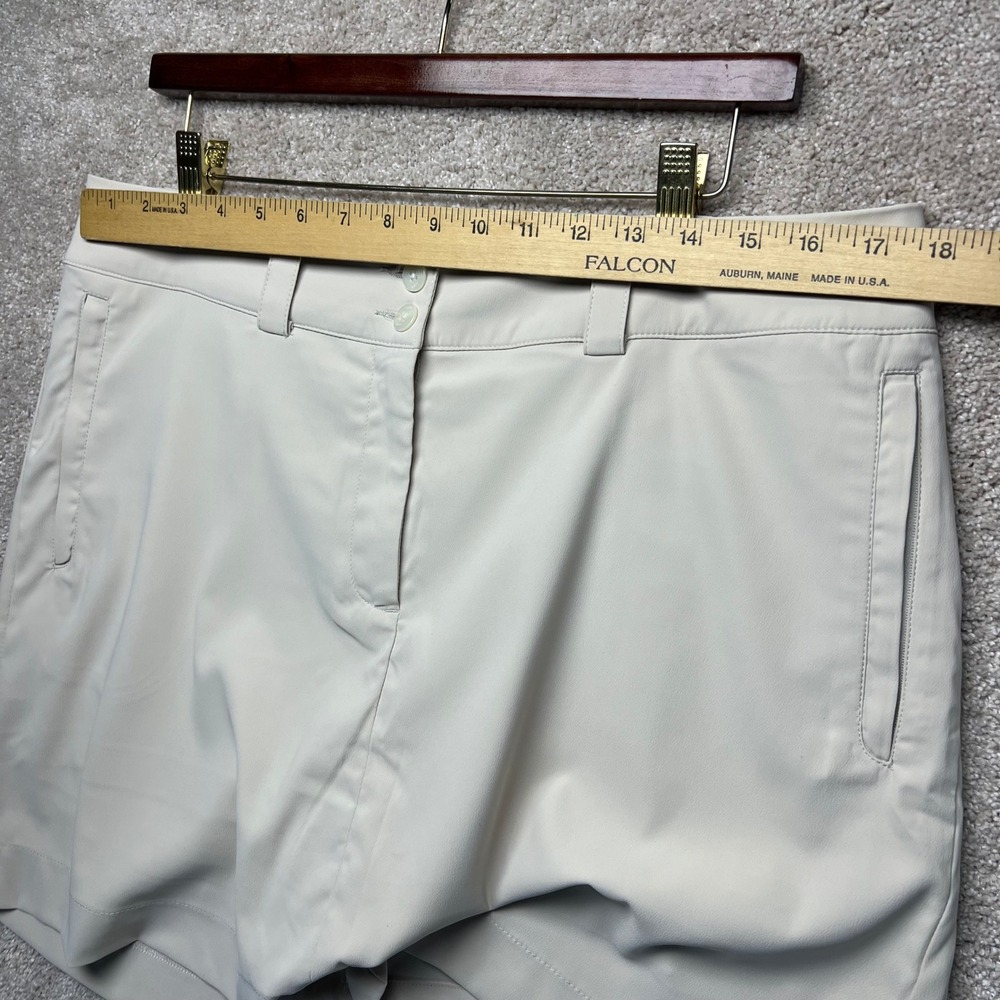 Nike‎ Golf Tour Performance Dri Fit Womens Skort Beige 12 Zip Pockets Preppy - Picture 6 of 12